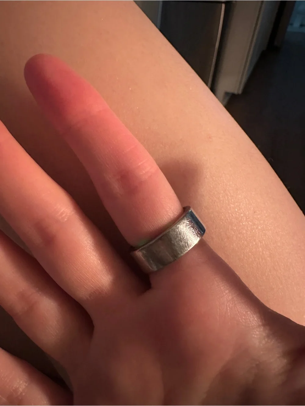 Oura Ring Gen3 Heritage Smart Ring — Silver Finish size 7